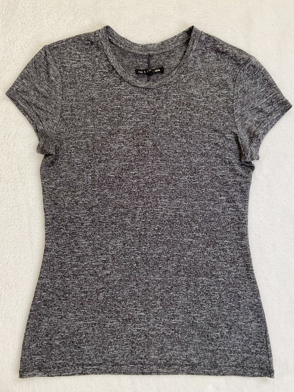 rag & bone/JEAN Heather Gray Marl Crewneck Tee Shirt Small